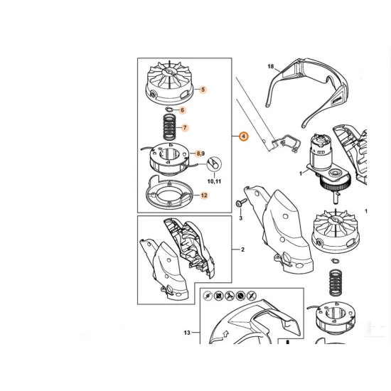 STIHL  Głowica kosząca AutoCut 2-2 4008 710 2100